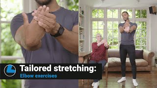 Tailored stretching Elbow and wrist exercises for arthritis and joint pain [upl. by Repsaj]