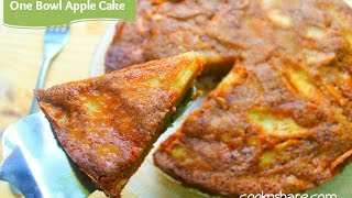 One Bowl Apple Cake [upl. by Burlie]