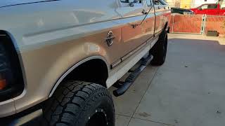 1997 F250 OBS 20x10 Wheels 35 inch Tires [upl. by Tocs728]