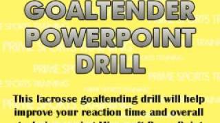 PowerPoint Drill  Lacrosse Goaltenders [upl. by Acinelav]