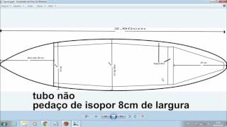 Lista de Material e Medidas do caiaque Parte 02 [upl. by Fanchie]