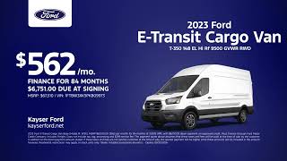 Ford ETransit Cargo Van 08142024 4184984 [upl. by Letreece778]