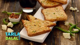 चिल्ली चीज टोस्ट Chilli Cheese Toast by Tarla Dalal [upl. by Puto]