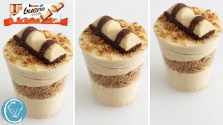 Kinder Bueno Dessert Cups Easy Make Ahead Dessert  A Crowd Favorite [upl. by Gahl]