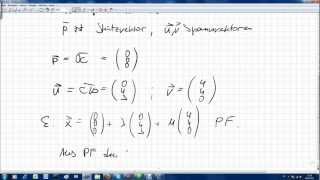 Parameterform Normalenform Koordinatenform der Ebene aus drei Punkten [upl. by Edualcnaej821]