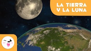 La Luna y la Tierra  Sistema solar para niños [upl. by Anaitat]