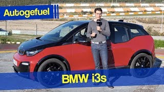 BMW i3s REVIEW  Autogefuel [upl. by Asserak263]