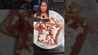 Neha Kakkar Fav Jam Bread 🍞 food nehakakkar shortsfeed trending subscribe mominskitchen007 [upl. by Oirasan]