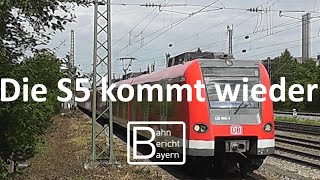 Neue SBahn für München Die S5 gibt es wieder [upl. by Rotow]