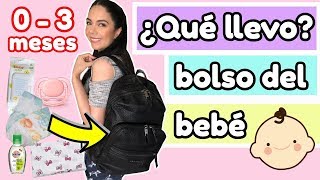 ¿QUÉ LLEVO EN MI PAÑALERA  BOLSO DE LA BEBÉ LIEBE MAMI [upl. by Romalda]