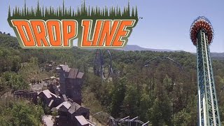 Drop Line a New Drop Tower at Dollywood POV [upl. by Esoryram110]