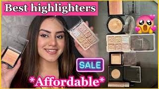 Best affordable highlighters😍 Top 6 highlighters under ₹500  Amazon makeup finds  kp styles [upl. by Brinn491]