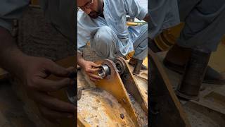 How to fix bucket Lin boring adjuster with welding and gas cutter shorts welding [upl. by Dubenko946]