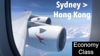 GOOD FOOD on QANTAS  QF127 Sydney to Hong Kong A380 Economy Class [upl. by Euqinwahs]