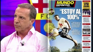 Cristóbal Soria dice que Ansu Fati está cerca de firmar con el Sevilla [upl. by Natrav]