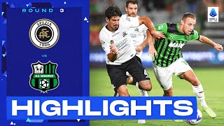 SpeziaSassuolo 22  A goalridden draw at the Picco Stadium  Goals amp Highlights  Serie A 202223 [upl. by Bonneau549]