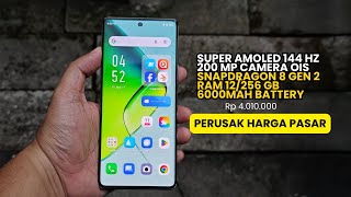 GAK ADA YANG BISA NGELAWAN SNAPDRAGON 8 GEN 2 RAM 12256 GB 6000MAH  HP 4 JUTAAN TERBAIK 2024 [upl. by Boggers]