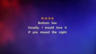 NASA  Karaoke  Ariana Grande [upl. by Olli]