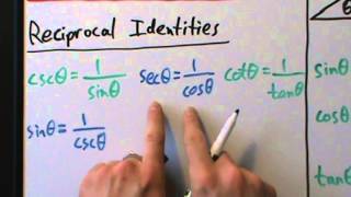 Trigonometry  The Reciprocal and Quotient Identities [upl. by Morehouse]