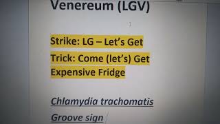 Lymphogranuloma Venereum  Medical Mnemonic  Trick for Tat [upl. by Ylrebma]