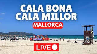 🔴LIVE from Cala Bona and Cala Millor Mallorca Majorca Mallorca  10 June 2023 [upl. by Bendite379]