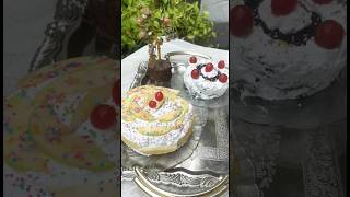 No oven cake recipeFruit amp Blackforest cake Eggless cream caketrendingjubinnautiyalfoodcooking [upl. by Hilaire703]