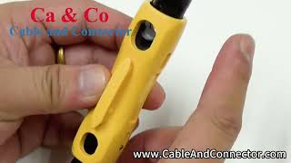 Coax Cable Stripper [upl. by Laverna]