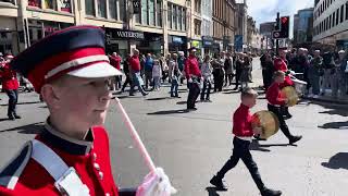 Camlachie Loyal Star flute band 2024 including extended footage of the Pride of Govan flute band [upl. by Aniham807]