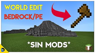 ✅WORLD EDIT PARA MINECRAFT BEDROCK PE SIN MODS COMO HACER MONTAÑAS CON COMANDOS  DIVANJM03 [upl. by Elok]