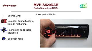 Fonction amp réglages DAB  MVHS420DAB [upl. by Nagel605]