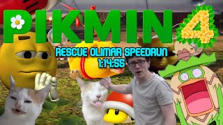 Pikmin 4  Rescue Olimar Speedrun  11455 Former WR [upl. by Trinee]