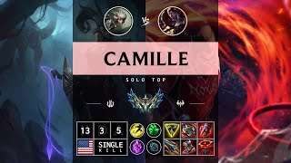 Camille Top vs Darius  NA Challenger Patch 1413 [upl. by Oiluj]