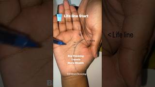 Life line start from index finger jupiter mount palmistry astrology trending viral [upl. by Yelroc]