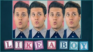 Like A Boy  Lyric Video  Nick Pitera original [upl. by Idihsar]