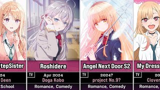 110 Upcoming Romance Anime in 2024 and Beyond [upl. by Kopaz765]