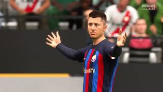 RAYO VALLECANO vs FC BARCELONA  LA LIGA 202324  LIVE MATCH PREVIEW  Fifa 23 [upl. by Juetta]