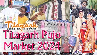 Titagarh Pujo Sunday Market 2024  Titagarh App  Titagarh Market [upl. by Bergess957]