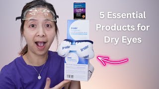 5 Essential Products For Dry Eyes  Dry Eyes Care Routine [upl. by Llemert]