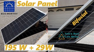 WAAREE 550 वाट bifical सोलर पैनल लाइव टेस्टिंग  waaree 550w bifical solar panel unboxing and review [upl. by Ahsinert]