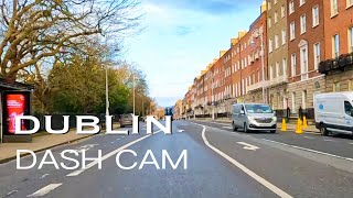 Dublin Ireland Driving from Baggot Street Lower through the city to M50 [upl. by Fleisig]