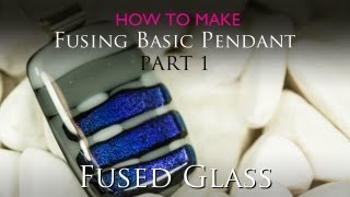 Firing Basic Fused Glass Pendant Part 1mpg [upl. by Okubo]