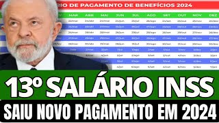 13º SALÁRIO DO INSS SERÁ PAGO DE NOVO GOVERNO ANUNCIA NOVAS DATAS PARA APOSENTADOS [upl. by Letch907]