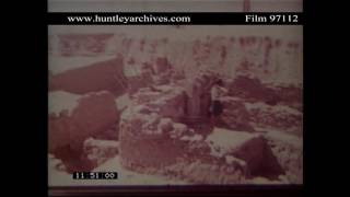 Archaeological site on Failaka Island in Kuwait Archive film 97112 [upl. by Renruojos]