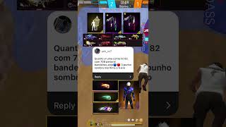 QUANTO VALE UMA CONTA DE FREE FIRE freefirebrasil freefireconta [upl. by Attennhoj]