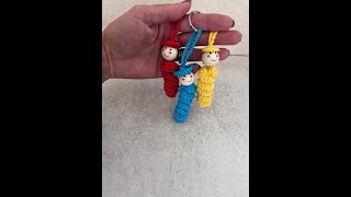 Tuto chenille porte bonheur au crochet AlextitiaTutoCrochet [upl. by Durrej989]