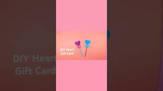 Heart Shaped Gift Card  Cute gift ideas  Gift ideas for boyfriend  DIY Handmade Card Tutorial [upl. by Llekram719]