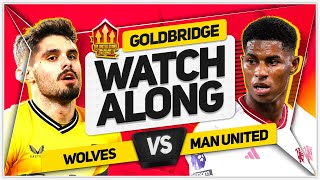 WOLVES vs MANCHESTER UNITED Live with MARK GOLDBRIDGE [upl. by Colville175]