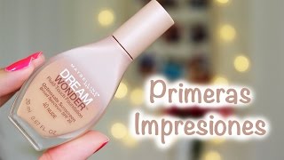 Primeras Impresiones Maybelline NY Dream Wonder Fluid Touch Foundation [upl. by Nalro990]