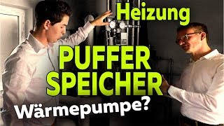 Wärmepumpe mit Pufferspeicher  was bringts Heizung  Smartest Home  Folge 50 [upl. by Hsakiv]