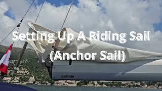 A riding sail saved us from 35 knots gusts [upl. by Notsyrb932]